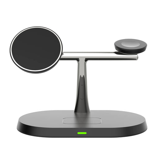 New Three-in-one Magnetic 15W Desktop Wireless Charger