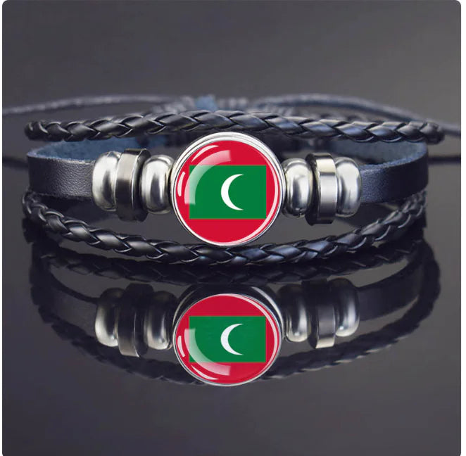 Woven Flag Bracelet