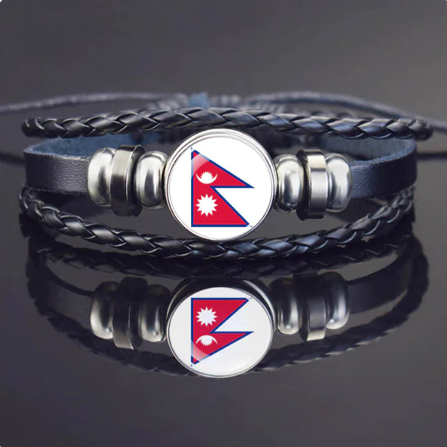 Woven Flag Bracelet