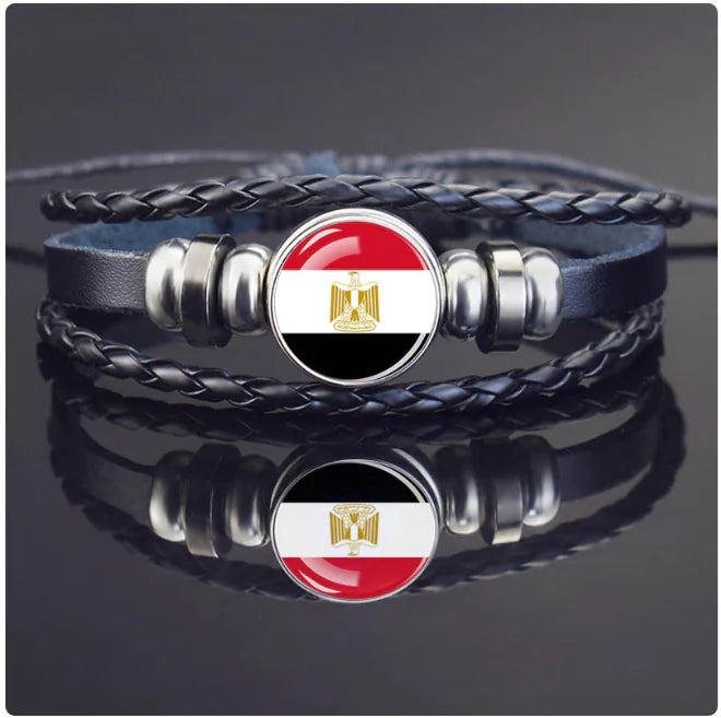 Woven Flag Bracelet