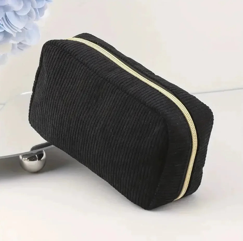 Corduroy Cosmetic Storage Bag