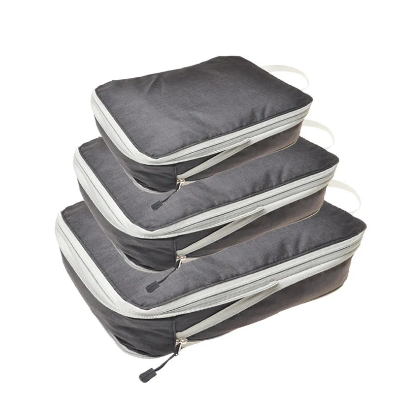 Portable Nylon Compression Travel Storage Bag Set