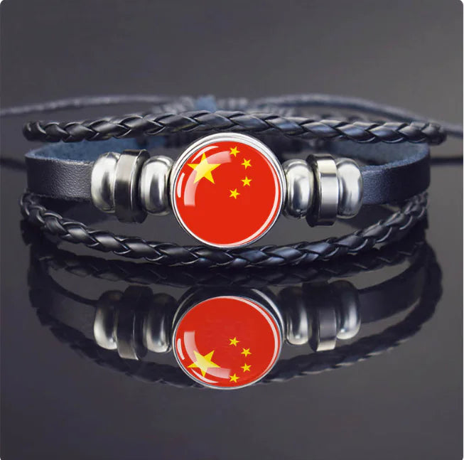 Woven Flag Bracelet