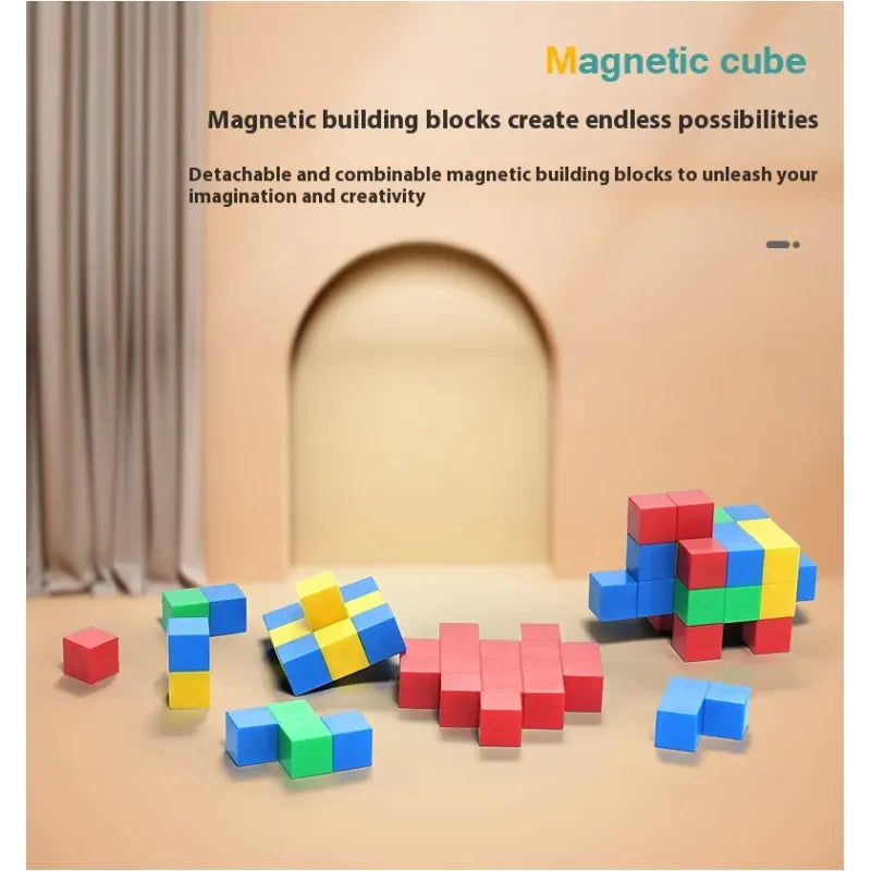 60PCS 35mm Magnetic Building Blocks