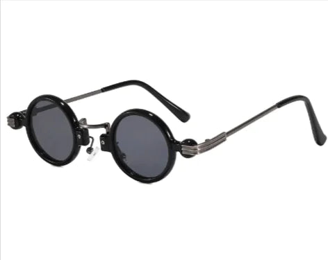 Steampunk Retro Round Sunglasses