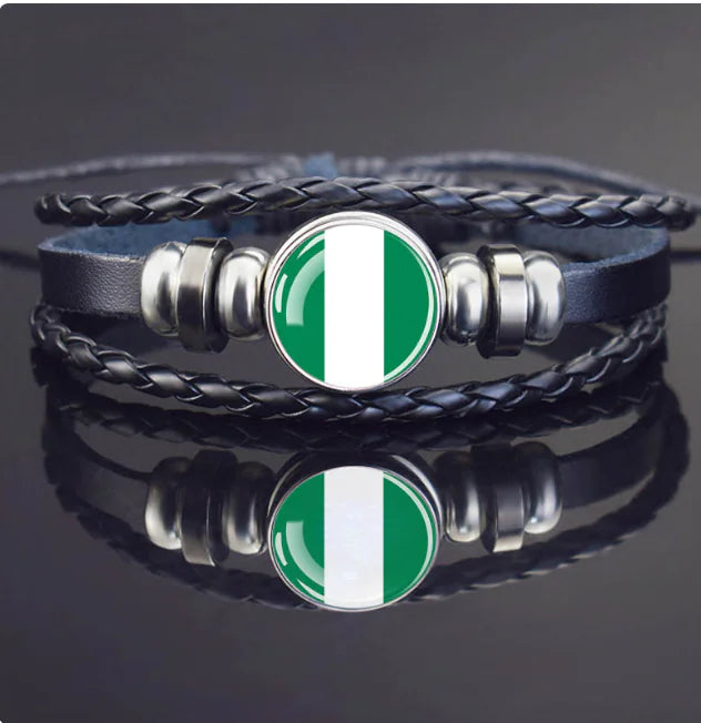 Woven Flag Bracelet