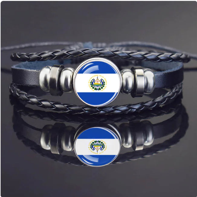 Woven Flag Bracelet