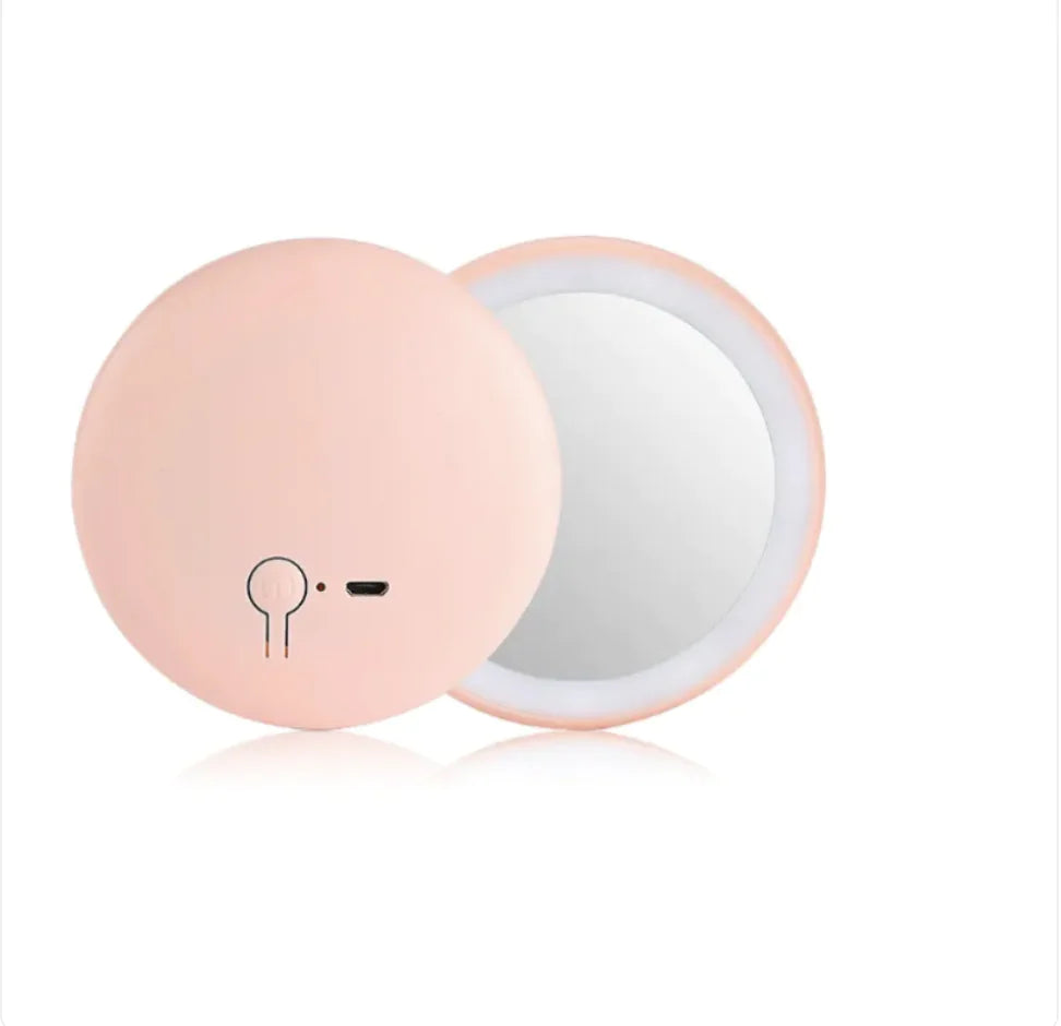 Rechargeable LED Makeup Mirror | HD Portable Beauty Mirror