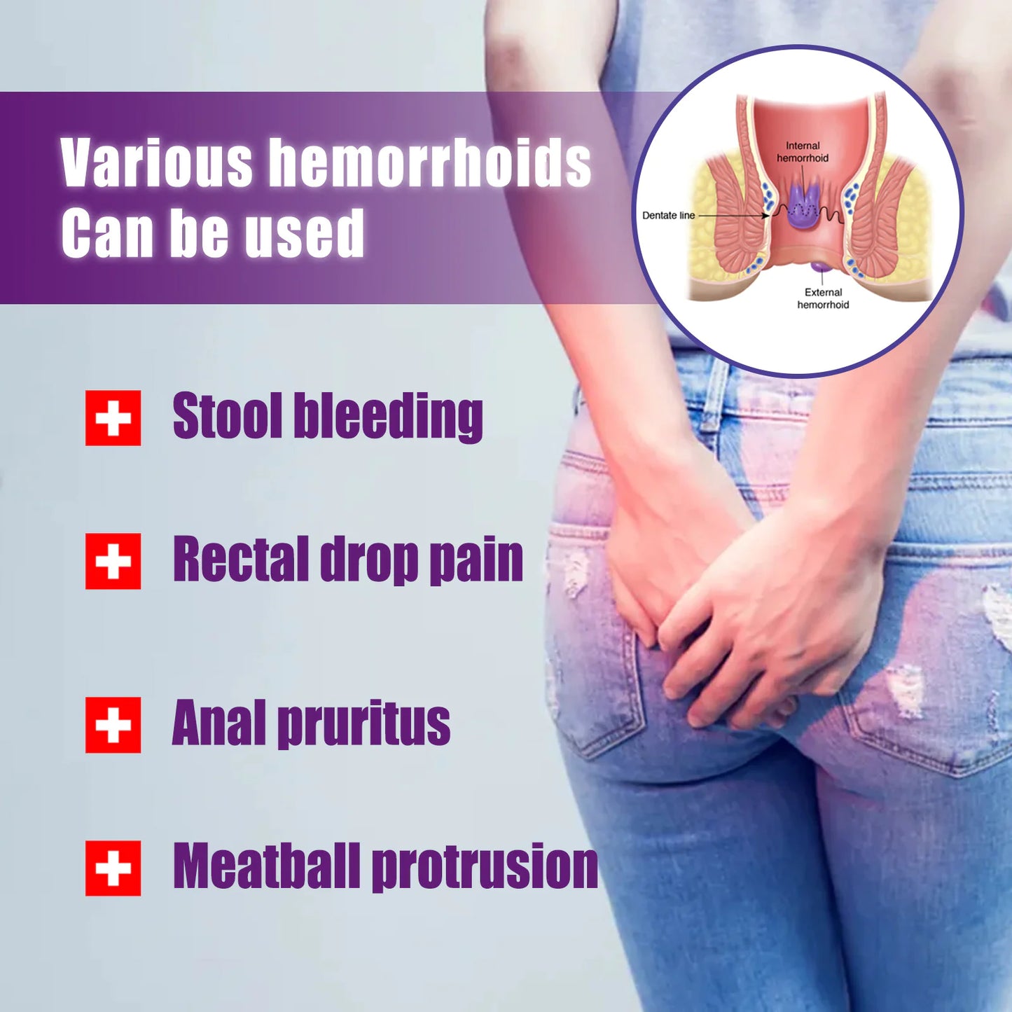 Hemorrhoids Spray Relieves Swelling, Pain And Itching