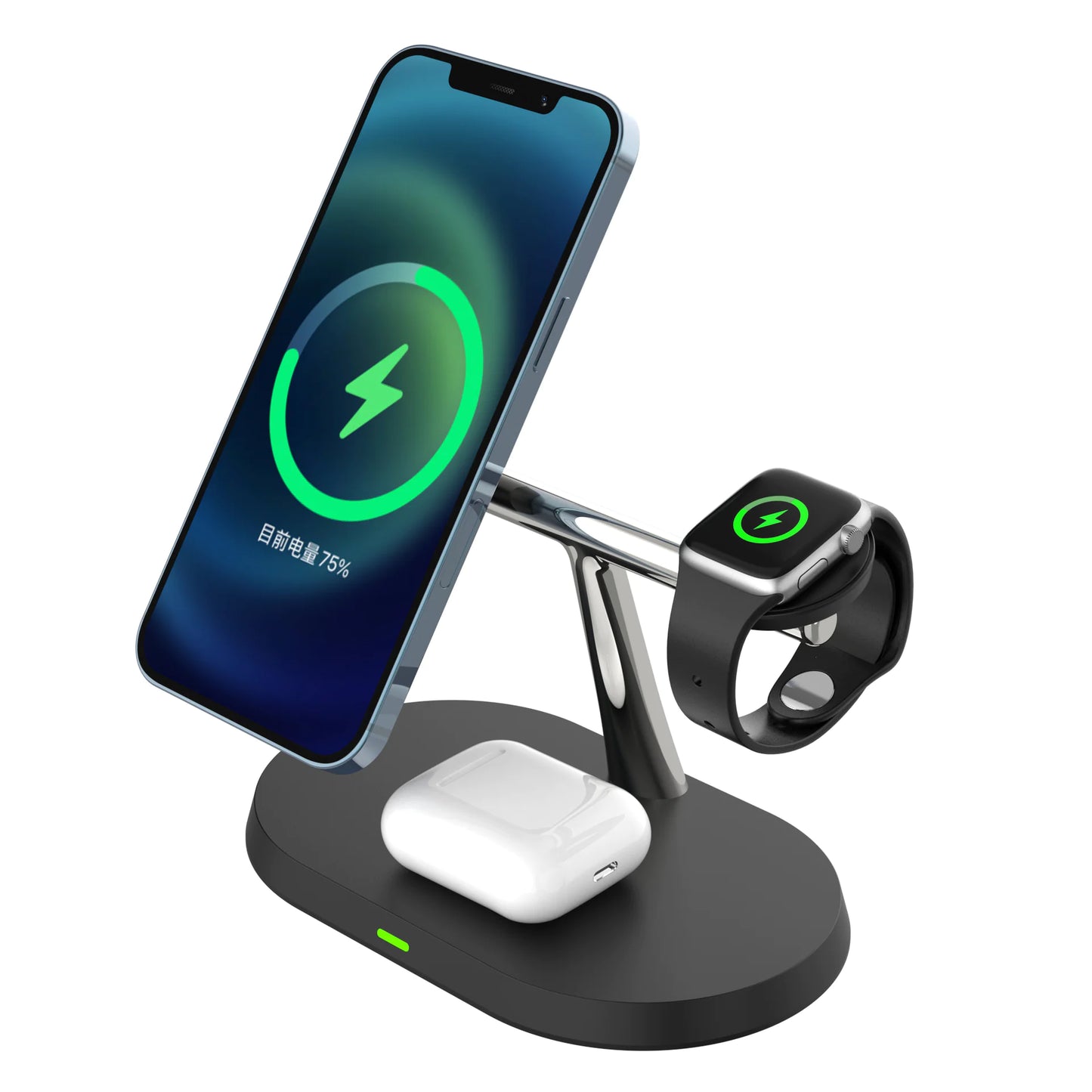 New Three-in-one Magnetic 15W Desktop Wireless Charger