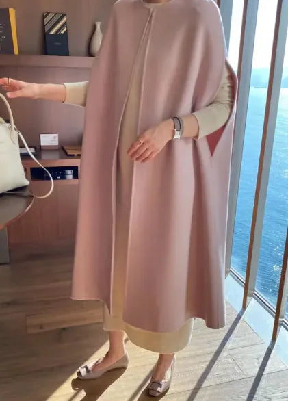 Women's Loose Wool Mid-Length Vest Coat