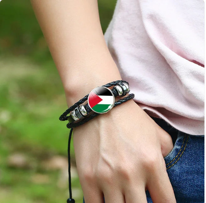 Woven Flag Bracelet