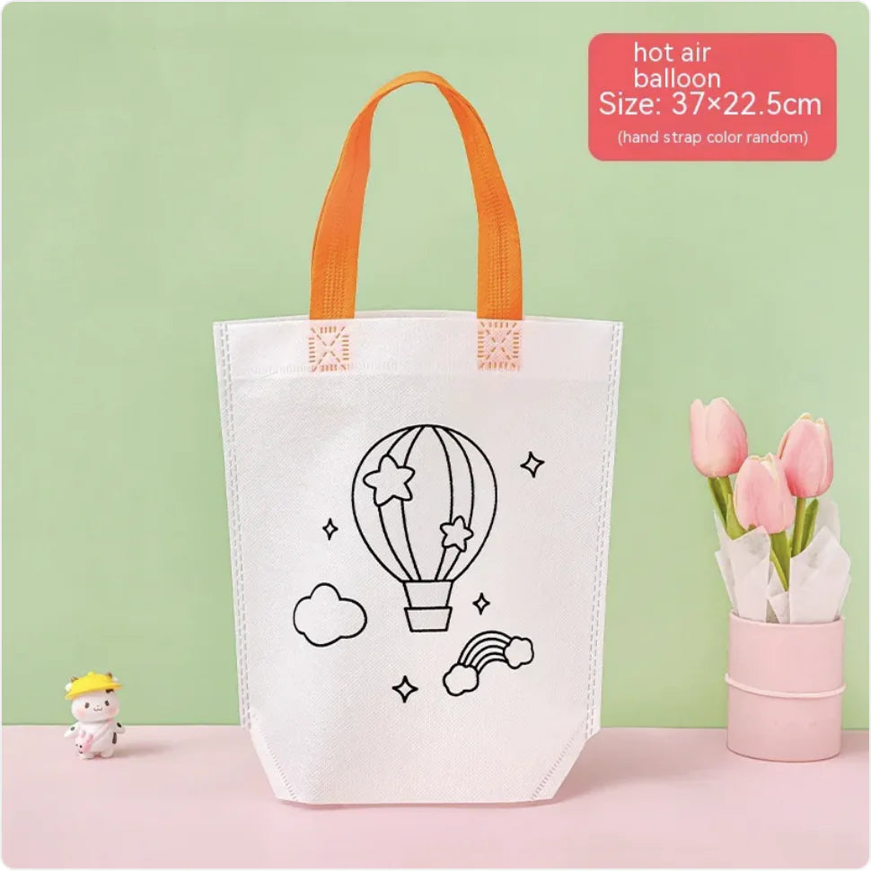 Children's DIY Cartoon Painting Bag