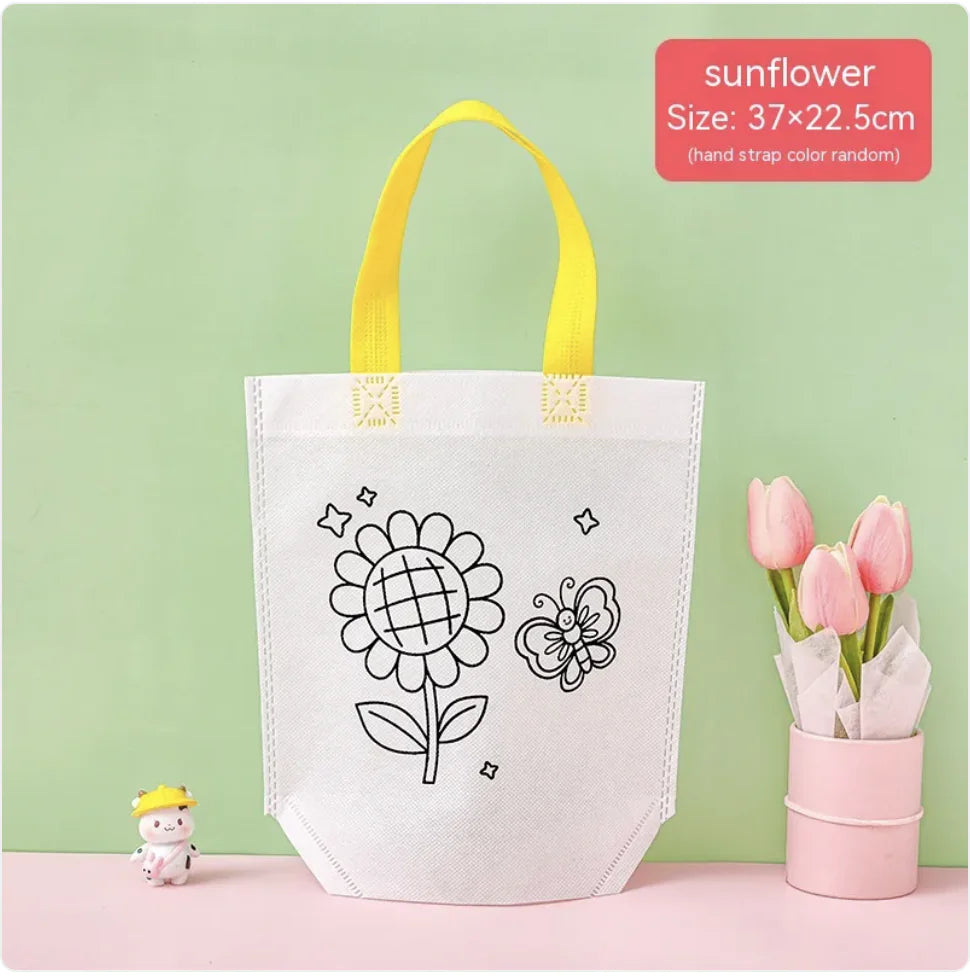 Children's DIY Cartoon Painting Bag