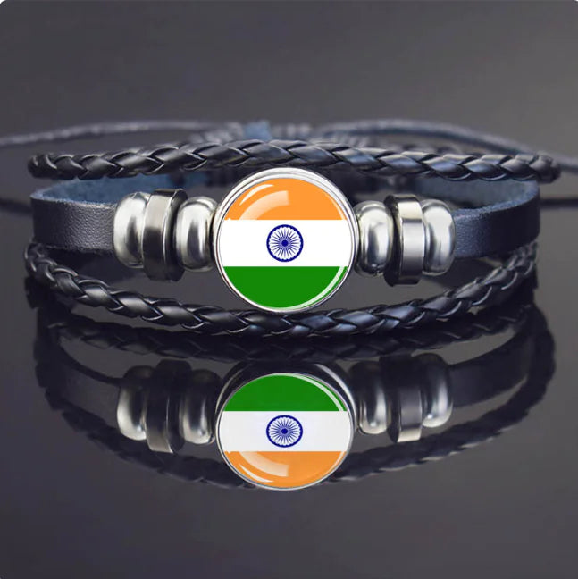 Woven Flag Bracelet