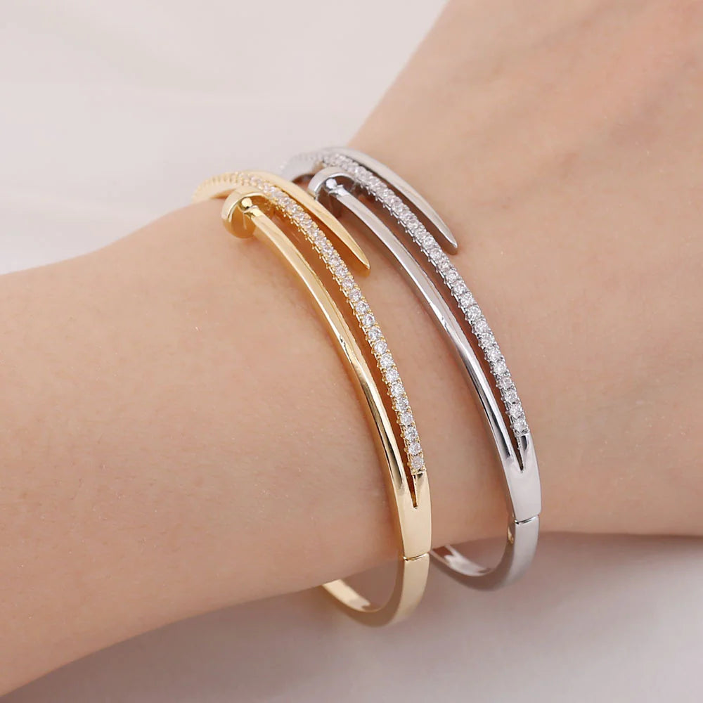 Exquisite Nail-Shaped Bracelet