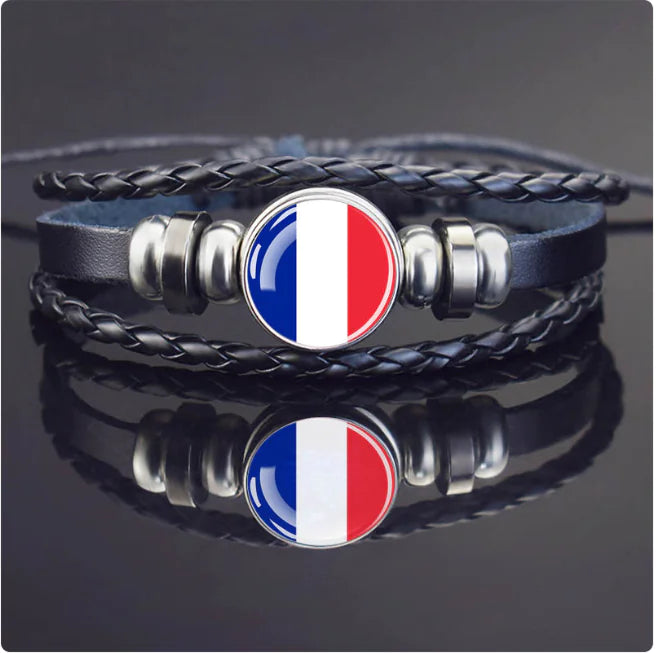 Woven Flag Bracelet