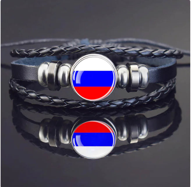 Woven Flag Bracelet