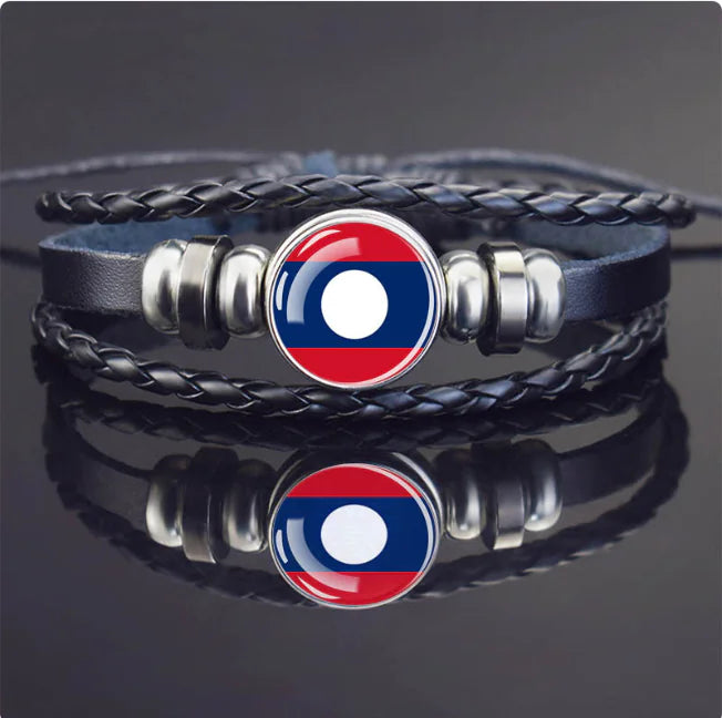 Woven Flag Bracelet