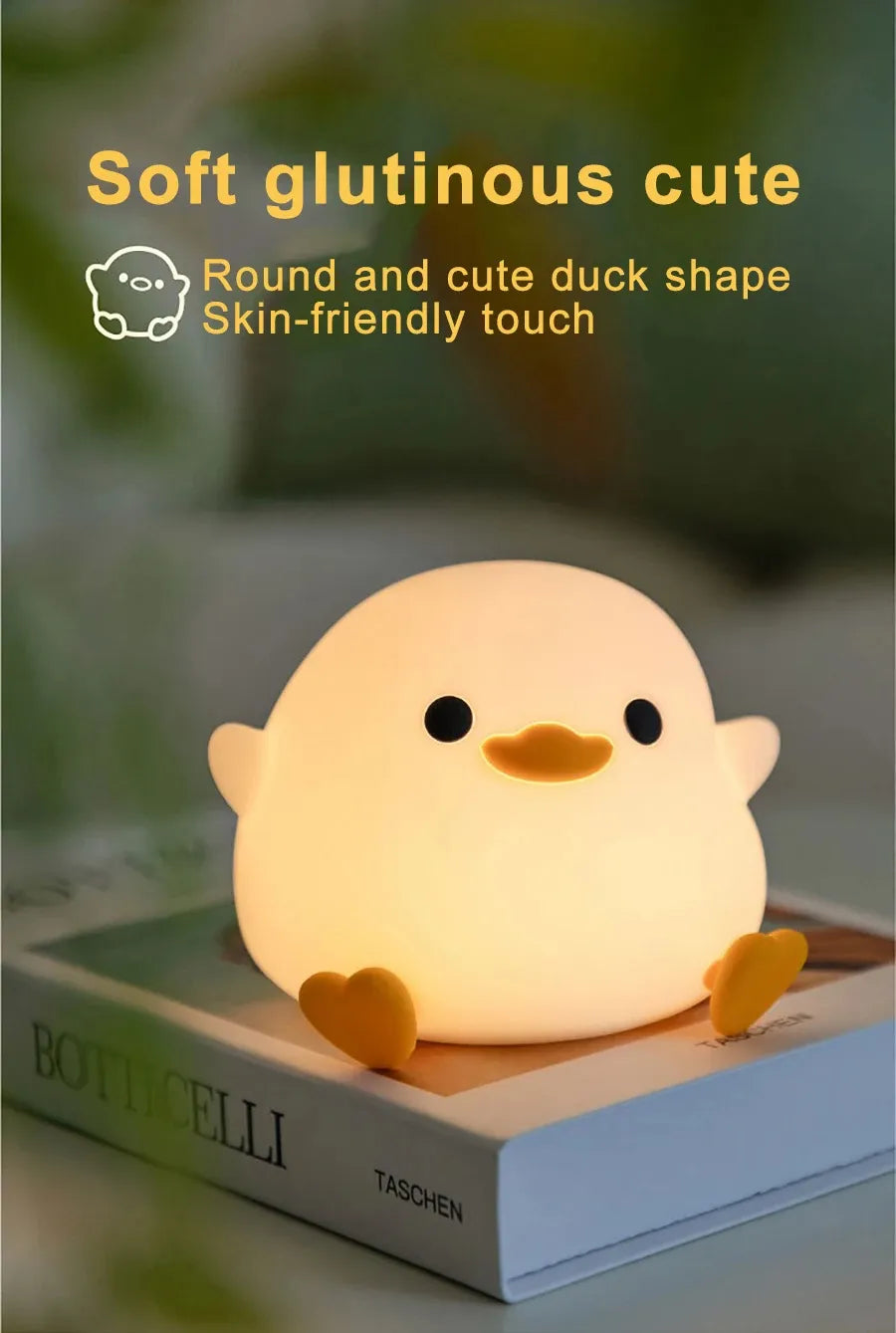 Doudou Duck Silicone Alarm Lamp