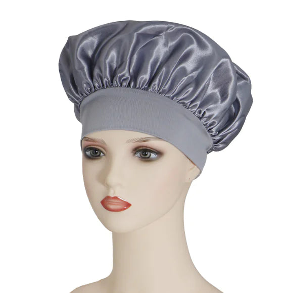 Wide-Edge Elastic Shower Cap