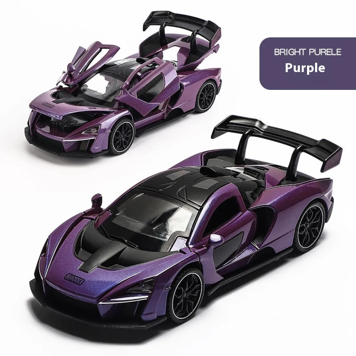 Acousto-Optic Metal Simulation Alloy Car Toy