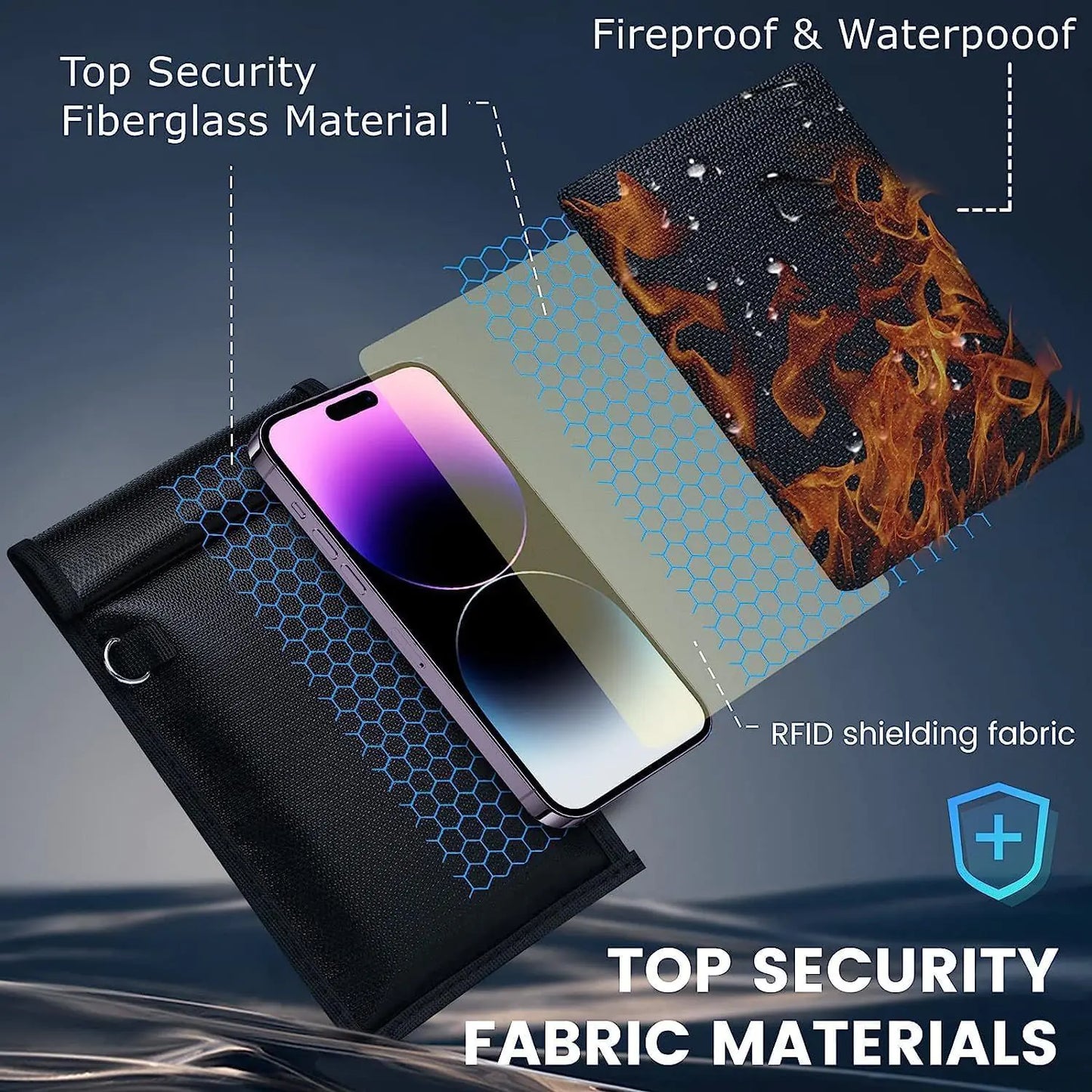 Fireproof Waterproof Tablet Bag