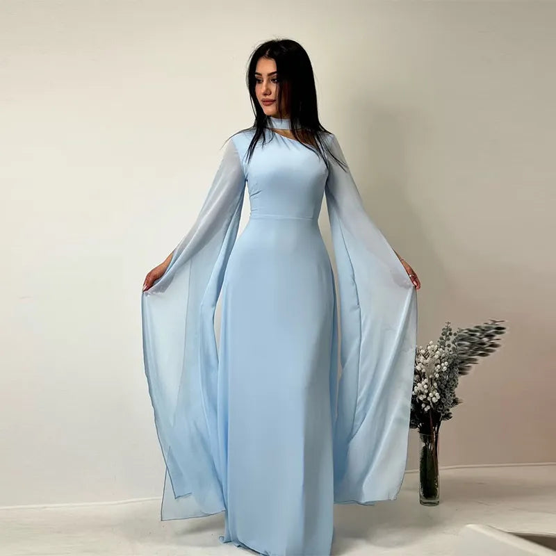 Women's Clothing Sexy Slimming Slim-fit Graceful Long Sleeve Dress