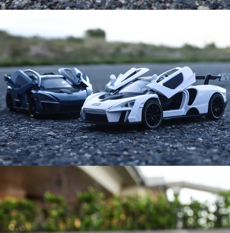 Acousto-Optic Metal Simulation Alloy Car Toy