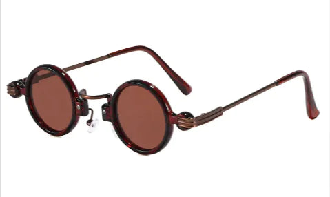 Steampunk Retro Round Sunglasses