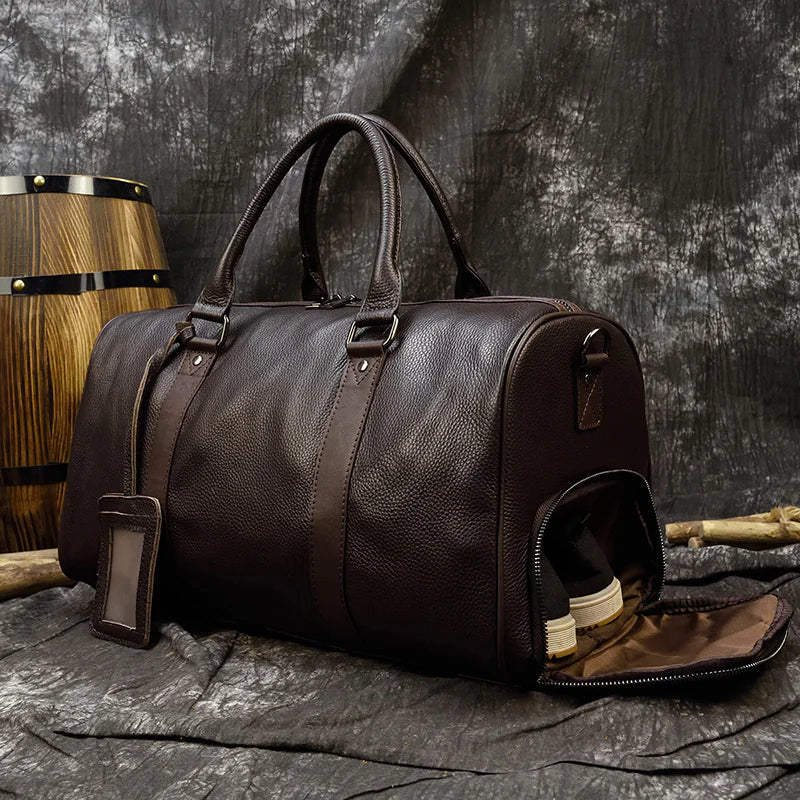 Leather Business Travel Bag