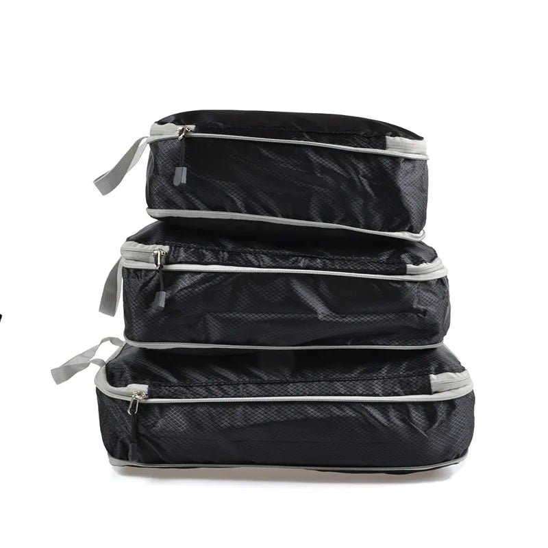 Portable Nylon Compression Travel Storage Bag Set