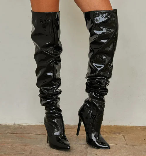 Zip Stiletto Boots