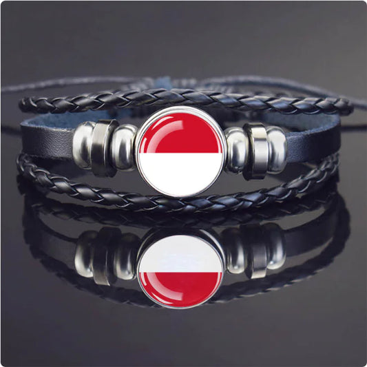 Woven Flag Bracelet