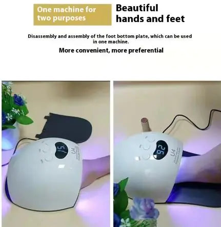 Quick-Drying UV Foot Lamp for Nails