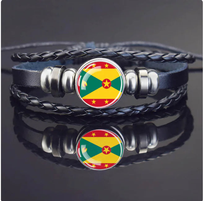 Woven Flag Bracelet