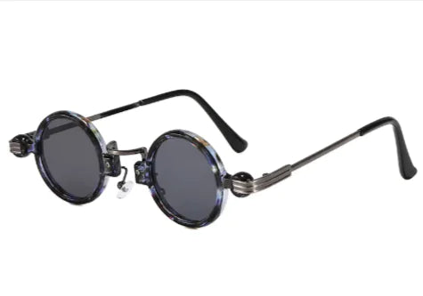 Steampunk Retro Round Sunglasses