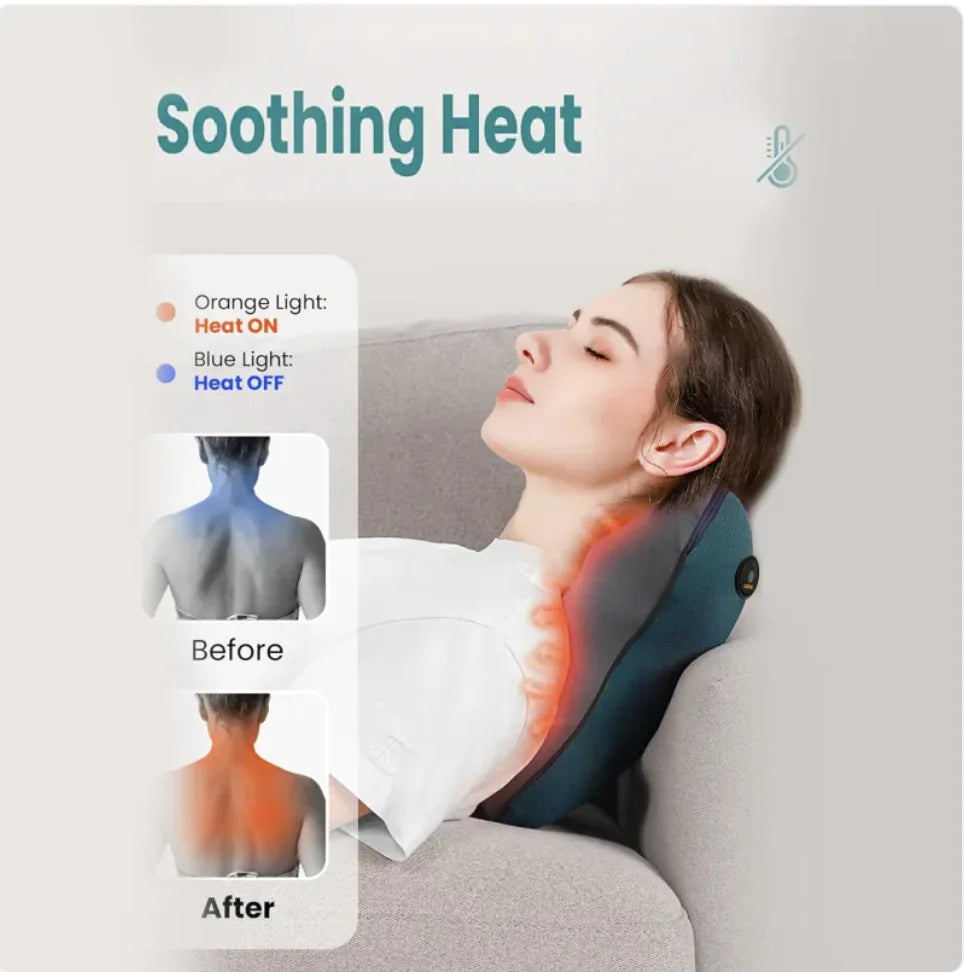 Neck and Back Acupressure Massage Pillow