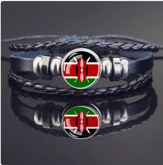 Woven Flag Bracelet