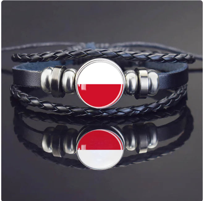 Woven Flag Bracelet