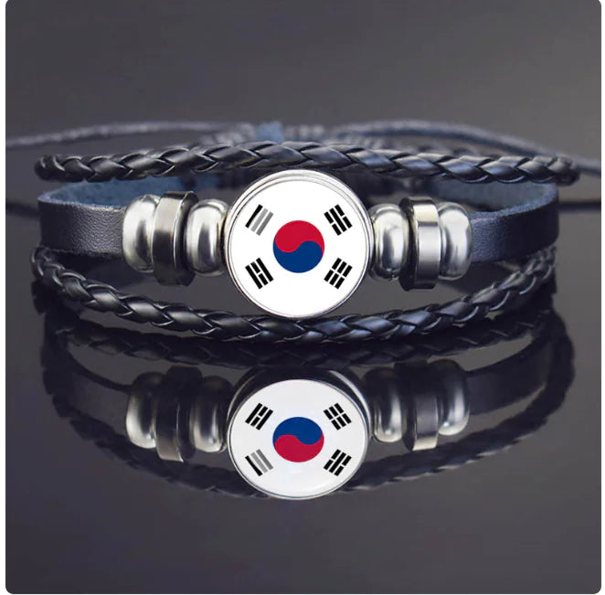 Woven Flag Bracelet