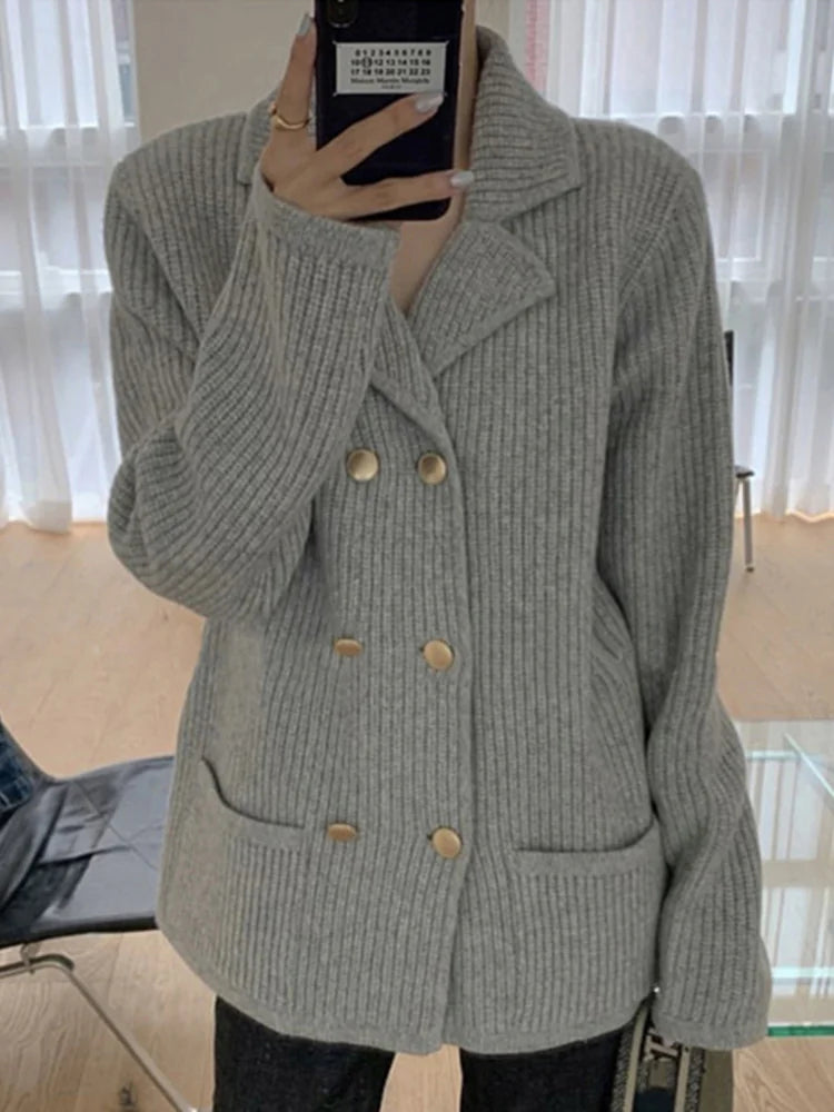 Knitted Cardigan Sweater Coat