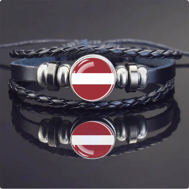 Woven Flag Bracelet