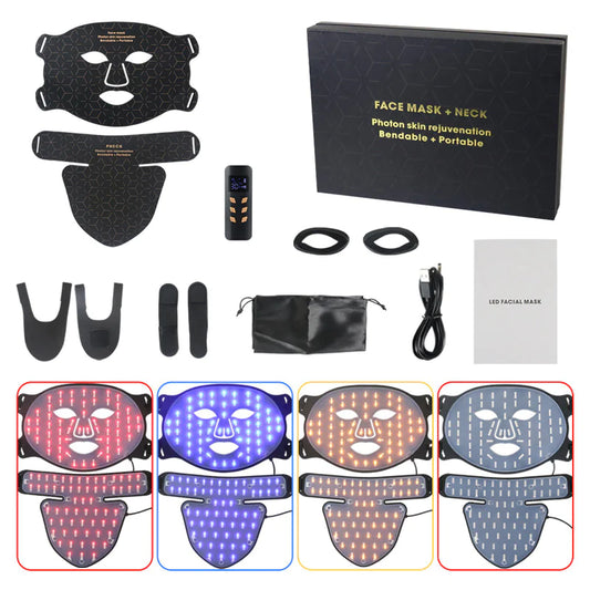 LED Silicone Facial & Neck Mask