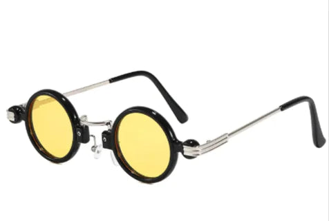 Steampunk Retro Round Sunglasses