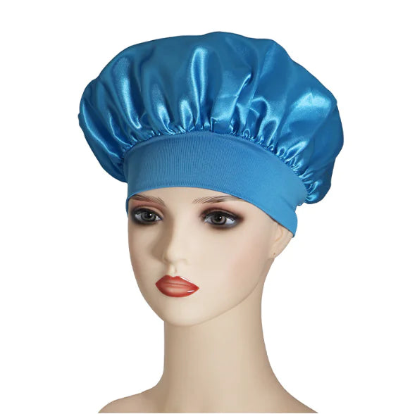 Wide-Edge Elastic Shower Cap