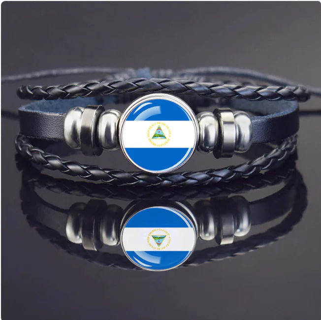 Woven Flag Bracelet