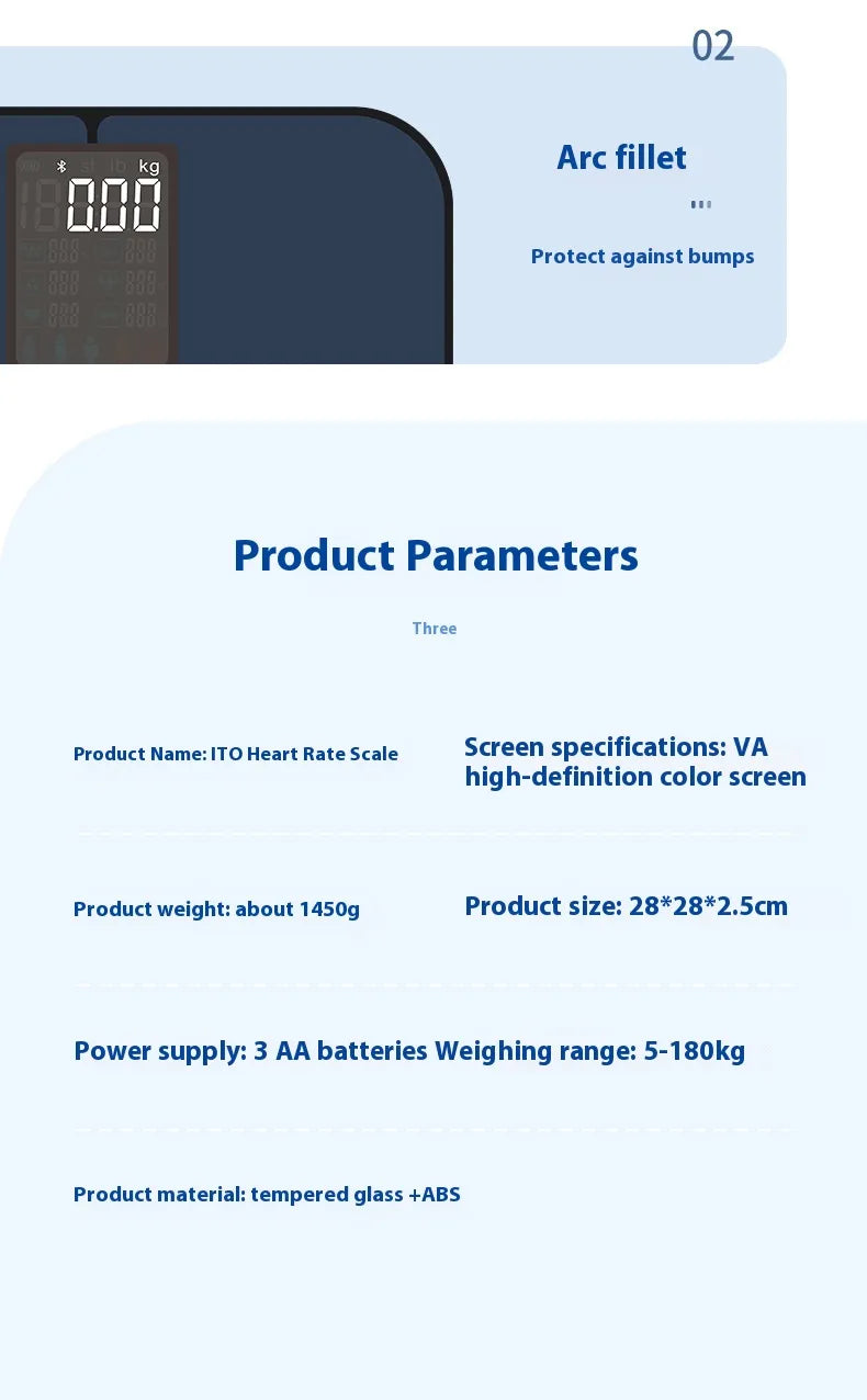 Smart VA Color Screen Body Fat Scale