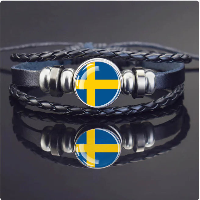 Woven Flag Bracelet