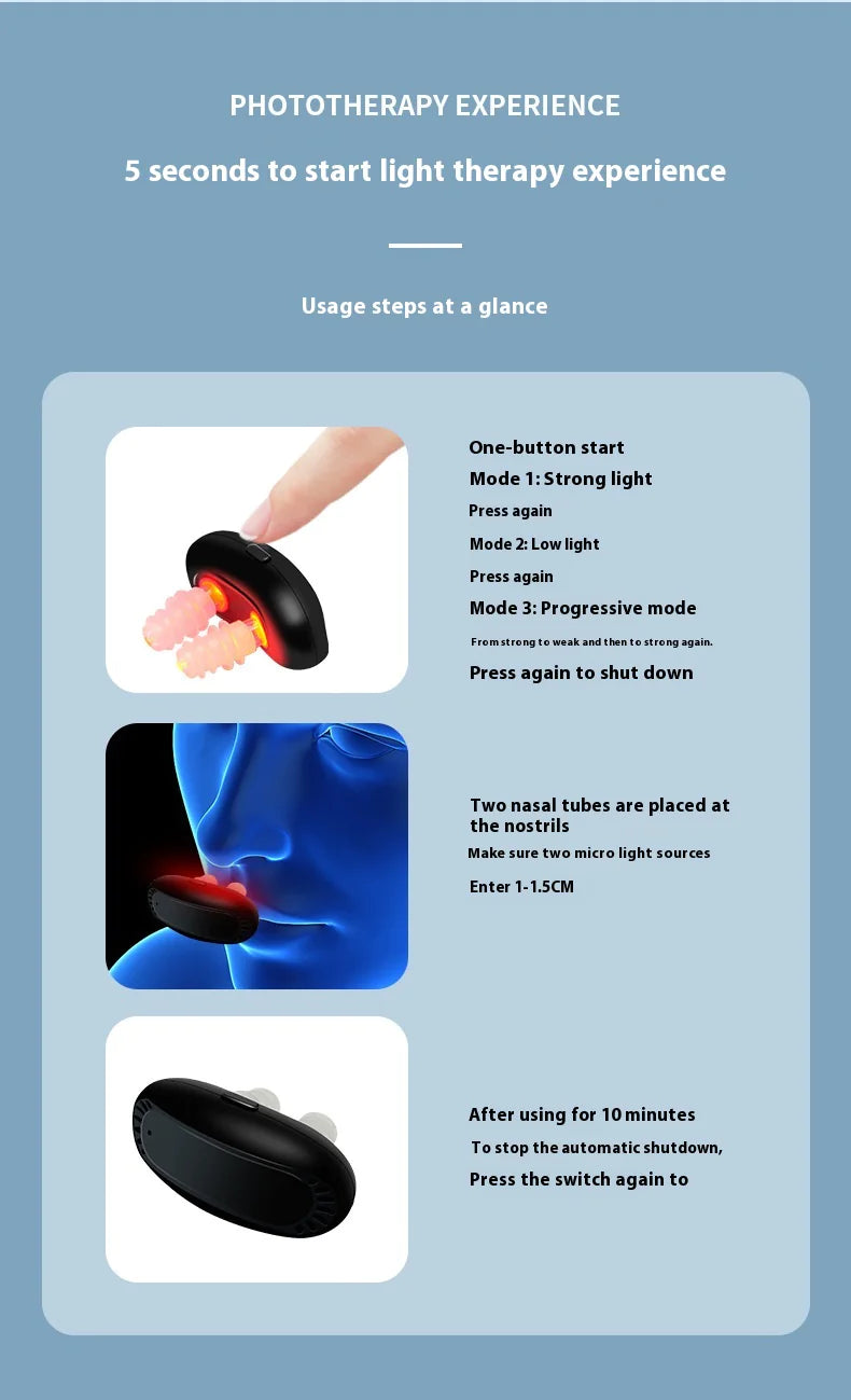 Nasal Phototherapy Device